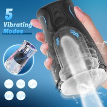 Automatic Suction Blowjob Male Masturbator Cup Sucker Sexy Machine Piston Pussy Vibrator Stimulation Adult Sex Toy for Men 18+