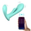 For women only - APP-controlled dildo vibrator, made of silicone material, safe and reliable, stimulates multiple points at the same time