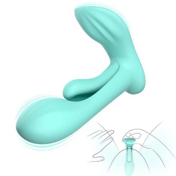 For women only - APP-controlled dildo vibrator, made of silicone material, safe and reliable, stimulates multiple points at the same time