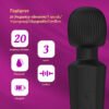 Magnetic Rechargeable Vibrating Wand for Women – Personal Massager, AV Vibrator, Female Pleasure Toy