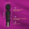 Magnetic Rechargeable Vibrating Wand for Women – Personal Massager, AV Vibrator, Female Pleasure Toy